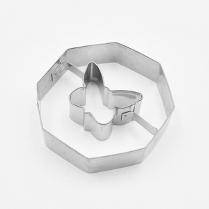 Moule à biscuits rond de qualité alimentaire, durable, pour fruits/biscuits/toasts/fondants, emporte-pièces DIY, papillon, <span class=keywords><strong>cœur</strong></span>, fleur, moules à biscuits - Product Image 5