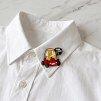 Badge en métal personnalisé Kawaii pour enfants, sportif, en fer, en polybag, cadeau d'affaires européen, personnalisation, badge en plastique peint, antique et moderne