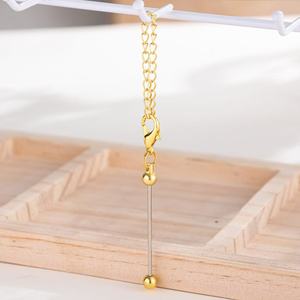 Offre Spéciale bricolage artisanat perles barre vierge porte-clés nouveau porte-clés perlé bijoux outils et équipement - Product Image 2