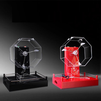 Machine à boules électrique 50-100 boules, nouvelle version améliorée, machine à boules à double couleur, machine à boules agitante, jeu de loto bingo