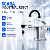 Robot Industrial SCARA FOBOT Mb10sc-600 de 4 Ejes, Carga Útil de 10 kg, Alcance de 600 mm, Robot de Recolección para Integración de Sistemas SI, Control PLC