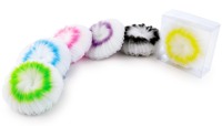 Boule de loofah naturelle 50G, double couleur, pour enfants et femmes, douce pour le bain