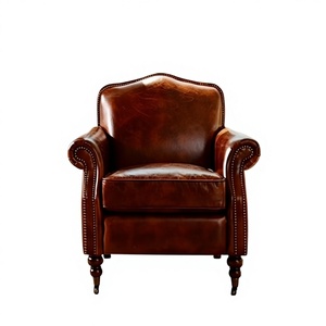 <span class=keywords><strong>Chaise</strong></span> de bureau de direction de style rétro américain, en bois de qualité supérieure, personnalisable, luxueuse, une place, avec coussin à haute résilience - Product Image 1