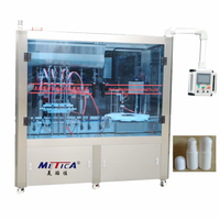 Machine automatique de remplissage et d'étiquetage de bouteilles de déodorant