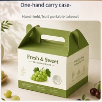 Emballage alimentaire pour collations avec logo OEM, boîte en carton écologique imprimée en quadrichromie, finition mate, avec couvercle et base