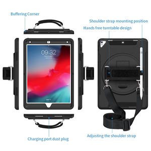 TS-TC01Shockproof funda de tableta para <span class=keywords><strong>iPad</strong></span> 2019,2020, Air2,3 <span class=keywords><strong>Pro</strong></span> 10,2, 10,5, 10,9 "360 funda protectora de gota de soporte giratorio - Product Image 4