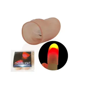 Classic Stage Magic Illusion Lighting Thumb Red Light Finger Thumb Tip Magic Trick For Adult