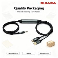 Câble convertisseur audio analogique 3,5 mm vers optique Toslink, mâle vers mâle, alimentation USB 5V, adaptateur audio numérique pour barre de son et amplificateur