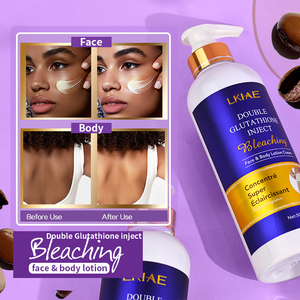 Lotion corporelle blanchissante puissante au beurre de karité et glutathion 500ml, faible MOQ, marque privée - Product Image 5