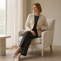 Fabricant de cardigans en cachemire sur mesure avec broderies et motifs personnalisés pour les marques de créateurs
