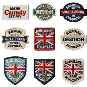 Ruilexing Patchs thermocollants de créateur en PVC et caoutchouc écologiques avec dentelle, broderie de marque de luxe pour chapeaux - Product Image 3