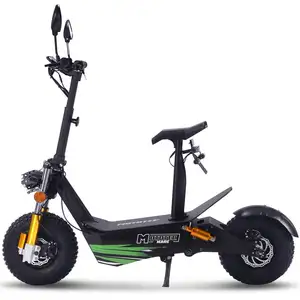 Entrepôt dans l'ue et au royaume-uni, moteur 3500W, Scooter électrique pliable tout-terrain à gros pneus, Scooter électrique rapide pour adultes avec siège