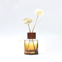Diffuseur de parfum d'ambiance de luxe sans flamme à l'huile essentielle 50ml 100ml en flacon de verre avec bâtonnets – Kits de diffuseurs à bâtonnets