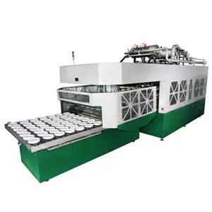 Bagasse plate making machine / sugarcane bagasse paper pulp food box machine