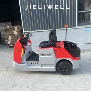 Elektrik çekme traktörü römorkör 3 tekerlekli 24v pil şarj çekici traktör römorku - Product Image 2