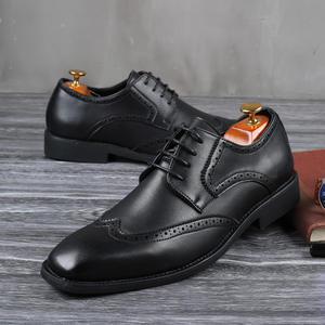 Mocasines de Encaje para <span class=keywords><strong>Hombre</strong></span>, Estilo Popular, Precio Económico, Zapatos de Oficina de Cuero, Zapatos de Cuero de Negocios para <span class=keywords><strong>Hombre</strong></span>, Trajes - Product Image 2