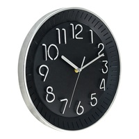 Jam Dinding Analog Quartz Satu Sisi dengan Dial Angka 3D Abstrak Tradisional untuk Dekorasi Rumah Ruang Tamu