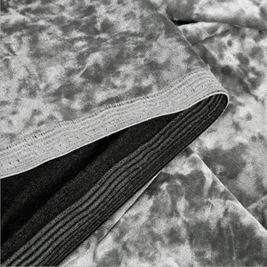 Бархатная ткань в Корейском стиле, 92% полиэстер, 8% спандекс, трикотажная ткань в Корейском стиле, бархатная ткань для дивана, платья, подушки со стразами