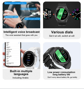 Thông minh cho BT Vòng đeo tay đồng hồ tuổi thọ pin dài cảm ứng kiểm soát theo dõi sức khỏe-Dây đeo bằng thép nhịp tim cộng với dây đeo cao su - Product Image 4