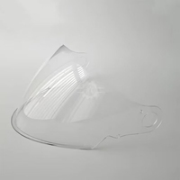 Pare-soleil universel Aurora jour/nuit électroplaqué avec visière anti-buée et protection UV pour demi-casque LS2 OF616