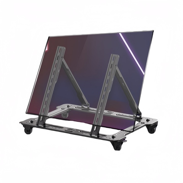 Portable Mobile Heavy Duty TV Cart Stand New Design with Wheels for 32-75 Inch TV LCD & Plasma TV Floor Mount