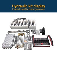 Mando hidráulico , válvula direccional de 4 palancas, kits de control remoto inteligente de radio de grúa de camión