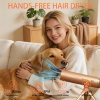 Sèche-cheveux pour animaux de compagnie INOVAXION, séchage rapide, magnétique, portable, mains libres, pour hôtels et voyages
