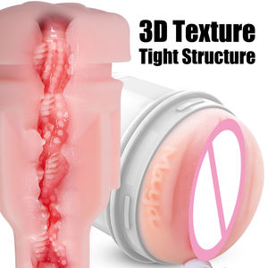 Hete Aanbieding Zachte Siliconen Gemakkelijk Reinigbaar Geen Trillingen Mannelijke Masturbatie Speelgoed Handmatige Masturbator Cup - Product Image 3