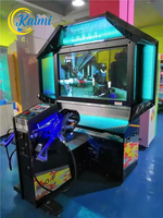 Machine de jeu d'arcade de tir au pistolet simulateur de fantôme KAIMI à monnayeur 55 pouces |   Plastic English Certifié CE 2 Joueurs