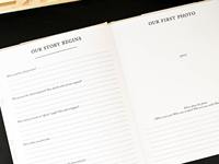 Journal de fiançailles LABON et carnet de souvenirs, planificateur de mariage pour la douche nuptiale