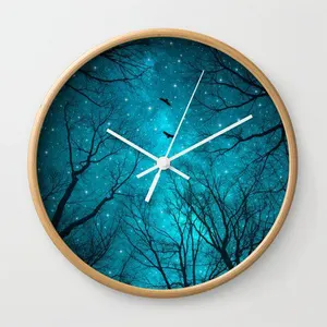 Gmart Modern Design Montre Murale Mirror Personalized Diy Eco-Friendly Inch Resin 3D Wall Art Customized Epoxy Resin Wall Clock