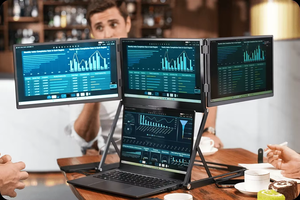 Quadcreate 15.6 Inch IPS Chơi Game Màn Hình Giao Diện USB-C Kép 1080P FHD Nhôm Du Lịch Tricreate Win-Dows Hệ Điều Hành Mới - Product Image 6