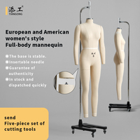 Mannequin gonflable réglable pour femme, corps entier, avec tête en mousse PU, haut de gamme, blanc, pour tailleur et magasin de vêtements