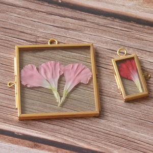 미니 황동 및 구리 장식 빈티지 힌지 사진 액자 - Product Image 1