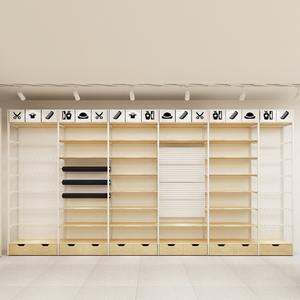 Espositore Personalizzato in Legno per Supermercati, Negozi Miniso, Centri Commerciali, Scaffale per Esposizione - Product Image 2