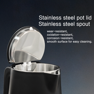 Bình đun nước điện 1.5L màu đen, thông minh, kết nối Wifi Tuya, chất liệu thép không gỉ, điều khiển nhiệt độ kỹ thuật số - Product Image 5