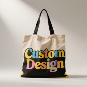 Factory OEM Custom Design Printed Cotton <b>Canvas</b> Jute Tote Package Bag <b>Shopper</b> Bag HandBags - Product Image 5
