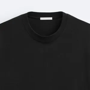 사용자 정의 남자 셔츠 빈 특대 하이 퀄리티 드롭 어깨 헤비급 T 셔츠 100% 면 박시 스트리트웨어 남성 티셔츠