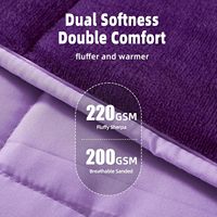 Couverture pondérée en tissu matelassé magnétique double couche Perles de verre Remplissage antistatique quatre saisons Utilisation pour la maison Hôtel Voyage