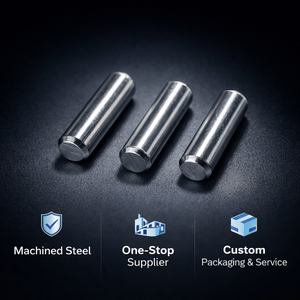Pino Paralelo com Rosca, Diâmetro da Cabeça 22mm, Estilo Padrão, Não Temperado, ISO 2338, Aço Inoxidável, Métrico, de Fábrica - Product Image 1