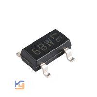 Transistor NPN SMD BC817 SOT-23, amplificateur de petit signal, transistor de commutation, composant électronique, original en stock