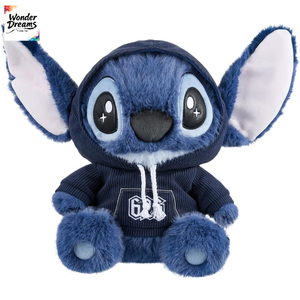Miniso Premium Boba Peluche <span class=keywords><strong>Lilo</strong></span> & Stitch Sudadera Personalizada con Capucha, Animal de Peluche de 14 Pulgadas, Juguete Suave, Regalo para Fans, Niños y Adultos - Product Image 1
