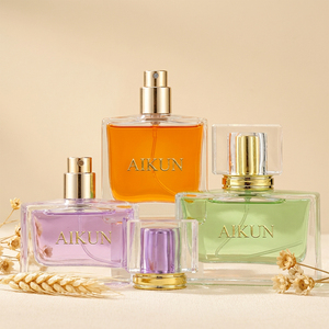 Aikun Wholesale Fine Fragrance Bottles Square Glass <b>Spray</b> Perfume Gift <b>Set</b> For Women And Men Holiday Retail Packaging Supply - Product Image 3