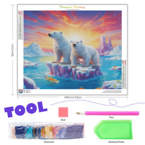 5D bricolage diamant peinture plein diamant mosaïque glace montagne mur Art point de croix broderie <span class=keywords><strong>paysage</strong></span> décoration de la maison pour la <span class=keywords><strong>mer</strong></span> - Product Image 2