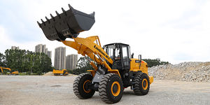 Marca China Liugong CLG 855N Cargador de ruedas Cargador frontal de 5 toneladas Maquinaria de construcción de alta eficiencia - Product Image 2