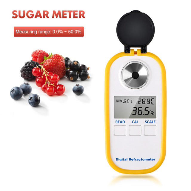Portable Handheld Digital Brix Refractometer for Industrial Food Accurate Sugar Content Analysis