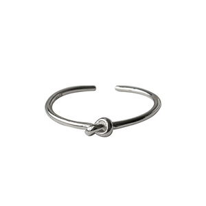 Minimalist Women's Ring Knotted Line Design Index Finger Pinky Ring Geometric Shape Fashion Jewelry Gift - Product Image 5