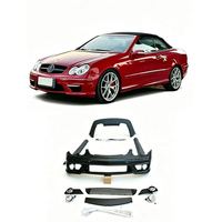 Kit carrosserie adapté pour Mercedes-Benz CLK-Class (W209) 2022-2009, mise à niveau CLK55 : pare-chocs avant, pare-chocs arrière, calandre.