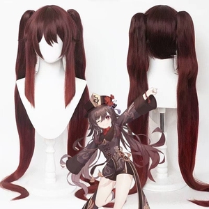 Peluca de Cosplay Flins de Alta Calidad, 85 cm de Largo, Gruesa y Esponjosa, de Color Mixto, Resistente al Calor, Cabello Sintético, Peluca de Anime para Halloween, Venta al por Mayor - Product Image 6
