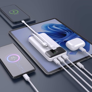 แบตเตอรี่สำรองมือถือ OEM/ODM ชาร์จเร็ว 10000mAh พาวเวอร์แบงค์ ที่ชาร์จไร้สายแบบกำหนดเอง ความจุ 10000mAh สำหรับสมาร์ทโฟน - Product Image 5